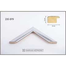 Fa képkeret 20 x 30 cm (TÖBB MÉRETBEN) - Ezüst