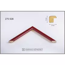 Fa képkeret 10 x 15 cm (TÖBB MÉRETBEN) -  Piros (lakkozott)