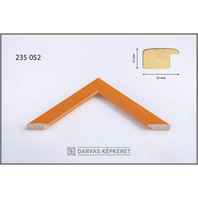 Fa képkeret 59,4 x 84,1 cm (A1) - Narancs