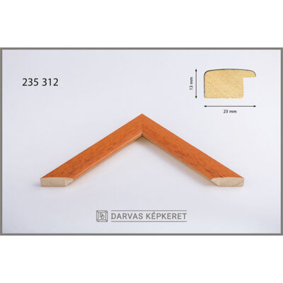 Fa képkeret 59,4 x 84,1 cm (A1) - Narancs
