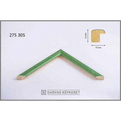 Fa képkeret 21 x 29,7 cm (A4) - Zöld